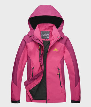 Dames Waterdichte Outdoor Jas - Winddicht & Ademend voor Wandelen, Kamperen & Reizen