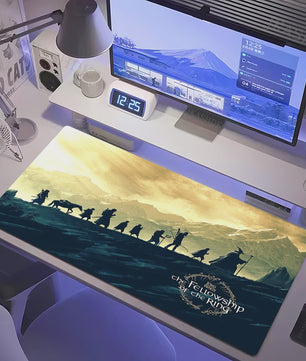 Grote Gaming Muismat XL - Lotrs Film Thema Deskmat voor PC & Bureau