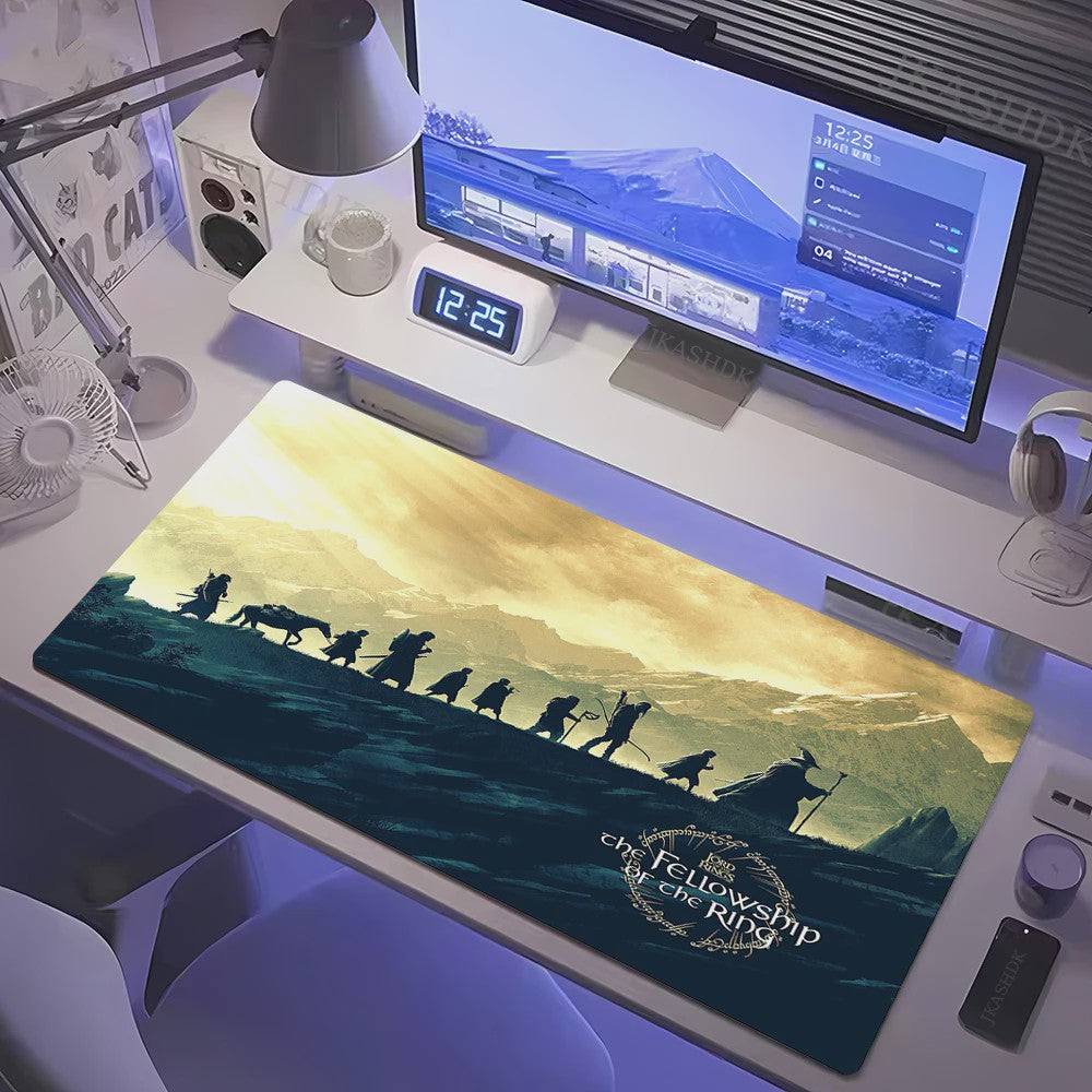 Grote Gaming Muismat XL - Lotrs Film Thema Deskmat voor PC & Bureau