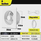 Ventilator Afzuigventilator 4, 6, 8 Inch - Badkamer, Keuken, Toilet - Wit