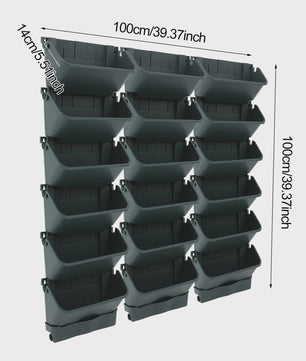 Verticale Wandplanter met Timer - Zelfwaterend - 36 Vakken - 100x118.5cm