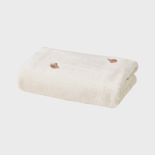 Zachte Baby Deken Fleece - Geboorte Swaddle, Kinderwagen & Ledikant - Antraciet met Sterren