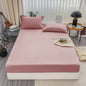 Hoeslaken met Elastische Band - Effen Kleur, Antislip & Verstelbaar voor Alle Bedden