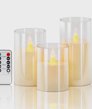 Set LED Kaarsen met Afstandsbediening en Timer - Sfeervol voor Kerst & Bruiloft