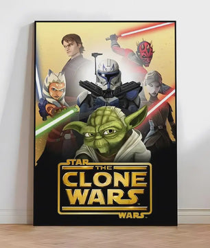 Star Wars Yuda Schilderij - HD Canvas Muurdecoratie voor Woonkamer & Bar