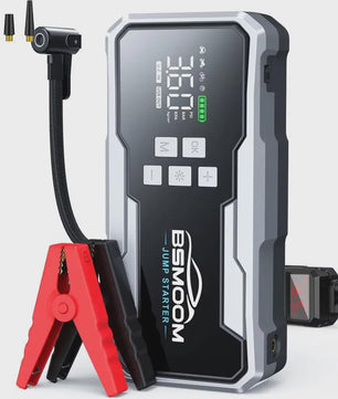 Krachtige 6000A Jump Starter met Compressor & 21800mAh Powerbank