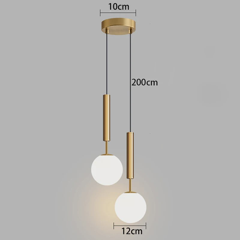Moderne LED Hanglamp voor Slaapkamer en Nachtkastje - Stijlvolle Binnenverlichting