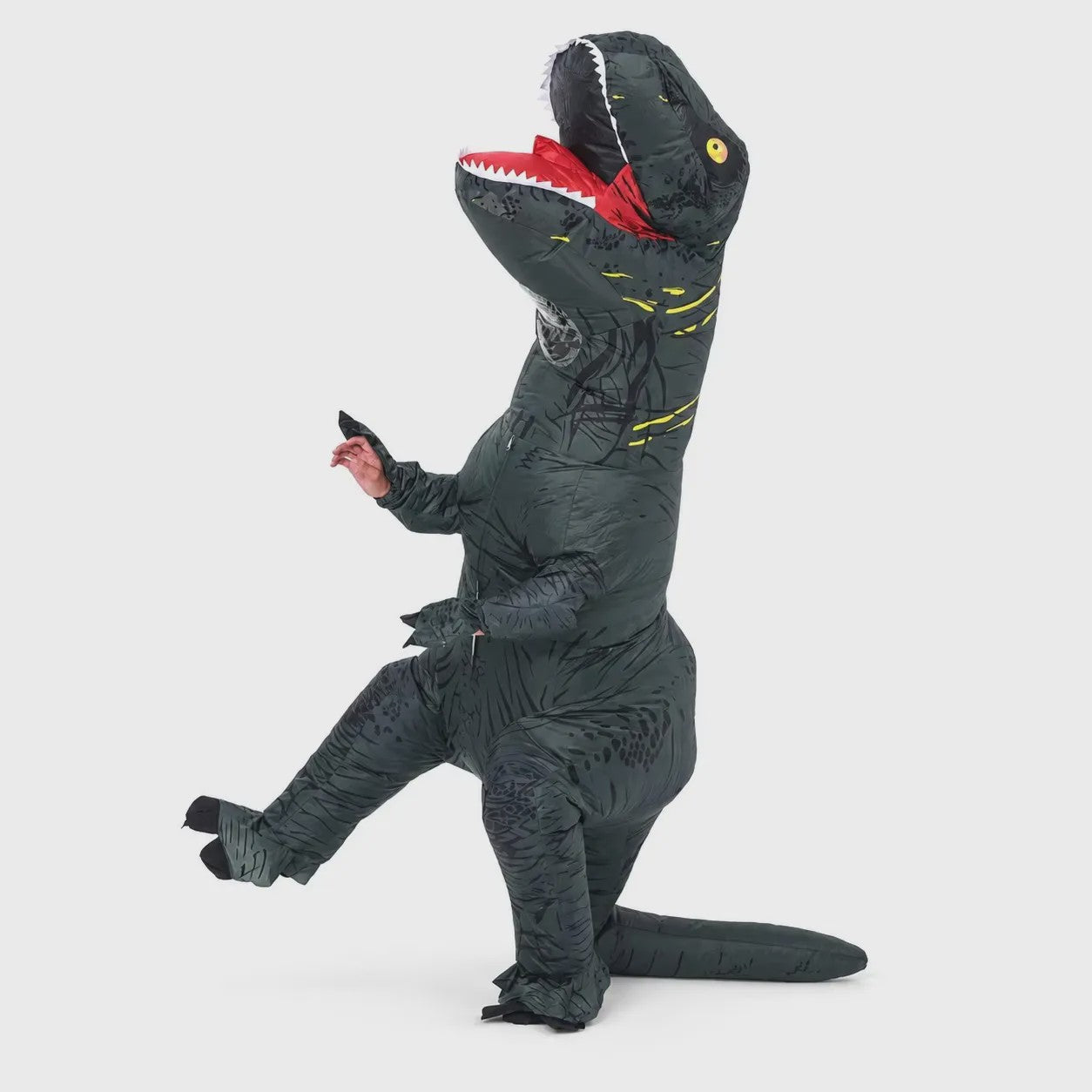 Opblaasbaar T-Rex Dinosaurus Kostuum voor Volwassenen - Halloween, Feest & Cosplay