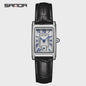 SANDA 1116 Elegante Dameshorloge Rechthoekig - Waterdicht & Stijlvol