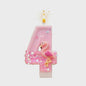 Roze Flamingo Nummer Kaarsjes - Verjaardag, Feest & Decoratie