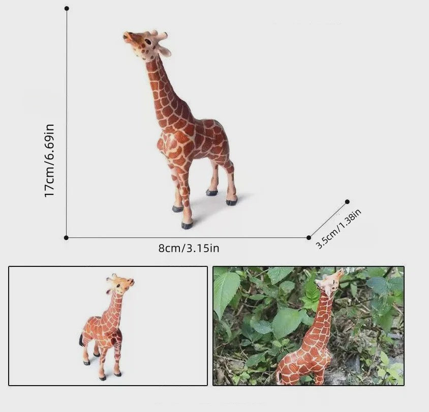 Realistische PVC Dierenfiguren Set: Wilde Dieren Collectie