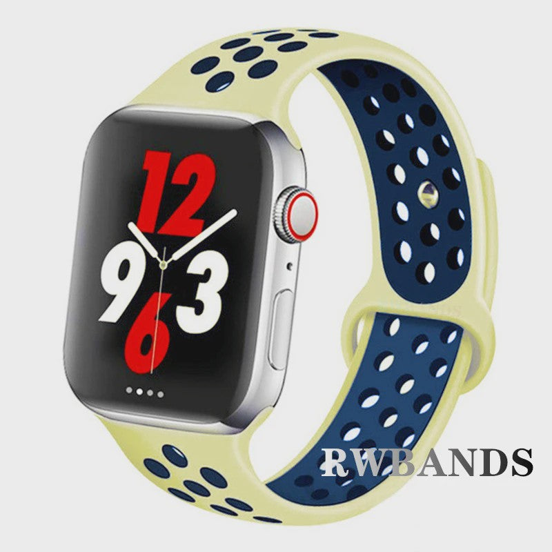Ademende Sportband voor Apple Watch (38-49mm) - Comfortabele Vervangingsband