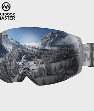 OutdoorMaster PRO Ski Goggles: Verwisselbare HD Lens, UV400, Anti-Fog, Over-The-Glasses