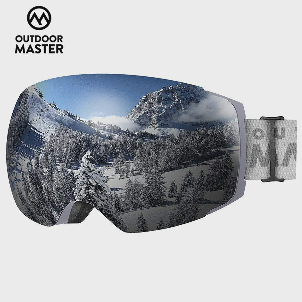 OutdoorMaster PRO Ski Goggles: Verwisselbare HD Lens, UV400, Anti-Fog, Over-The-Glasses