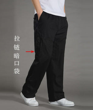 Herfst/Lente Heren Cargo Werkbroek Katoen - Casual Jogger & Klimbroek - Grote Maten tot 6XL