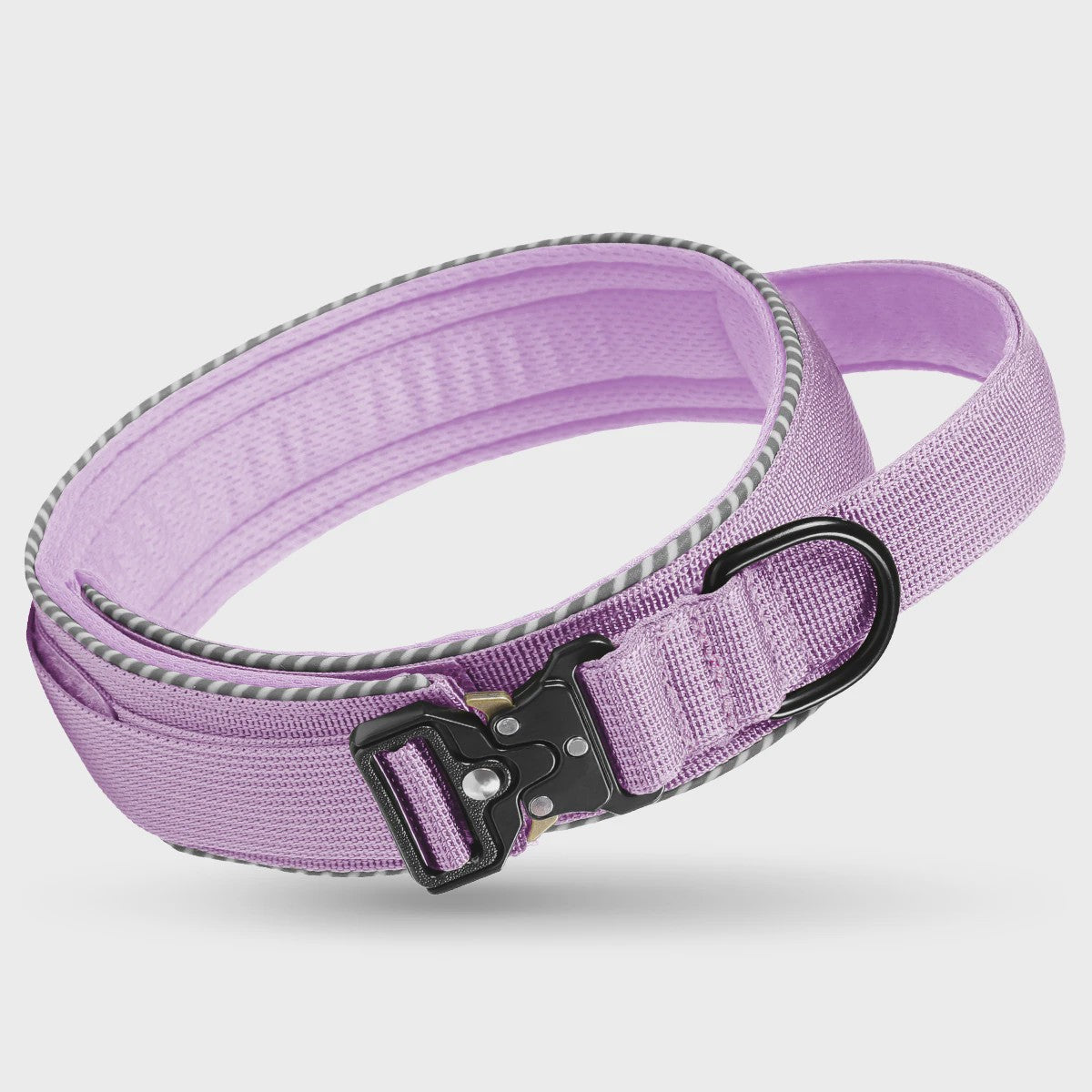 Tactische Hondenhalsband: Verstelbaar Nylon met Controlehandvat & Stevige Gesp