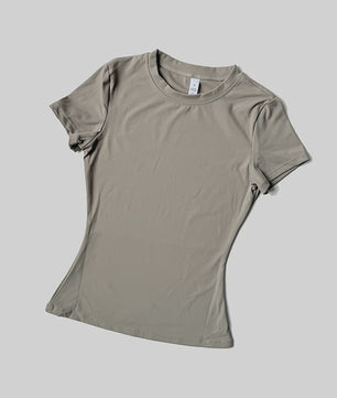 Seamless Sport Top Dames Korte Mouw - Yoga, Fitness & Running