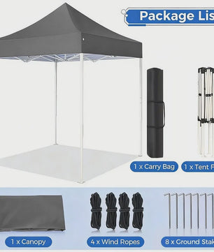 Pop-up Tuinkas 3x2m met Verstelbare Hoogte, UV- en Waterdicht