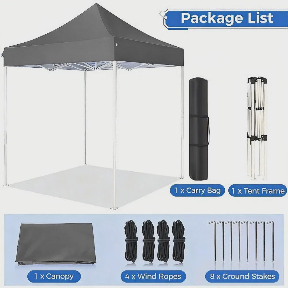 Pop-up Tuinkas 3x2m met Verstelbare Hoogte, UV- en Waterdicht