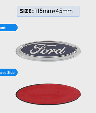 Ford Embleem Stickers - Set van 8 Stuks - Hood, Bonnet & Trunk - Universeel