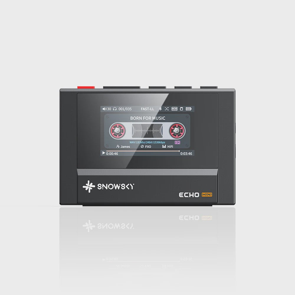 SnowSky FiiO Echo Mini HiFi Bluetooth MP3 Speler - 15 Uur Afspeeltijd, 3.5mm/4.4mm Uitgangen