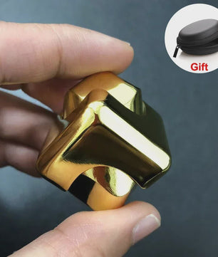 Alloy Cube Spinner Fidget Toy: Anti-Stress, Focus & Draagbaar Speelgoed