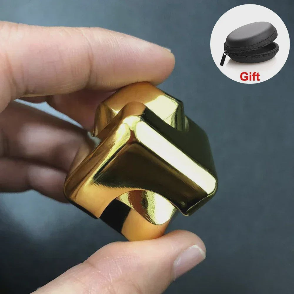 Alloy Cube Spinner Fidget Toy: Anti-Stress, Focus & Draagbaar Speelgoed