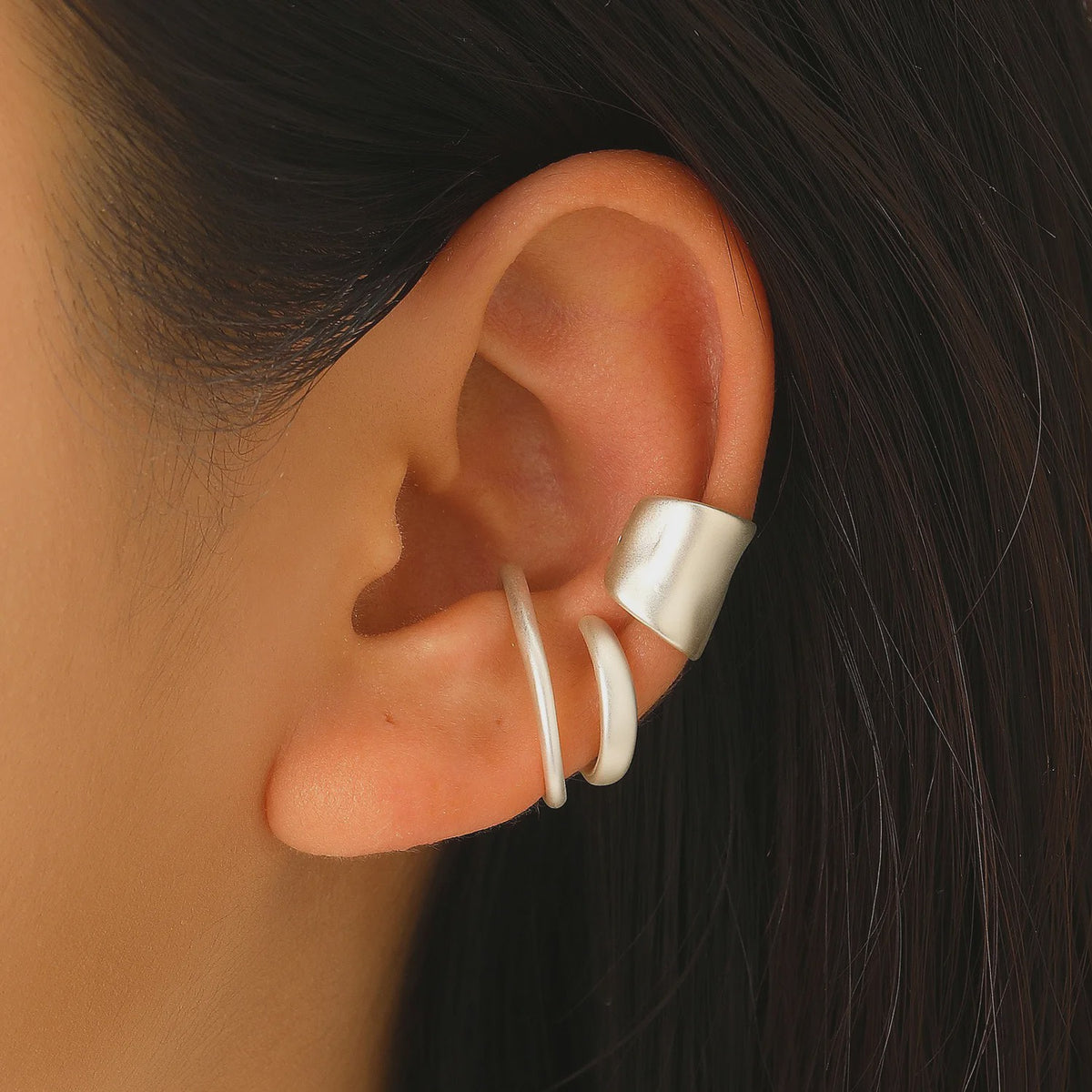 Trendy C-vormige Oorclip Oorbellen - Stijlvolle Earcuff voor Dagelijks Gebruik