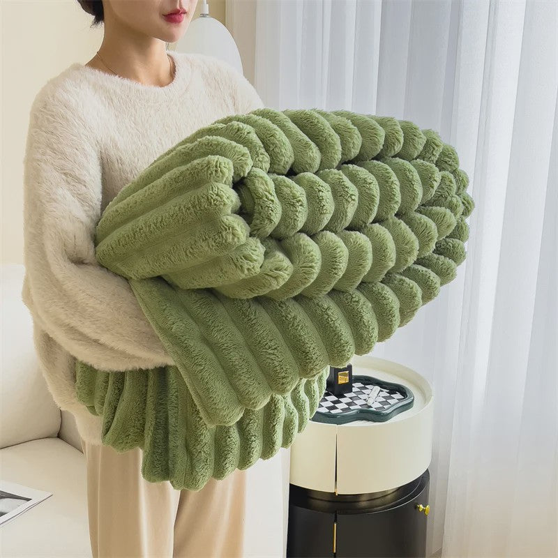 Luxe Pluche Plaid - Extra Dik & Warm - Comfortabel voor Bank & Bed