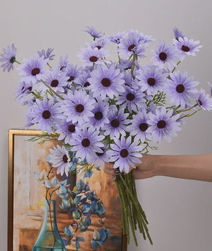 Kunstboeket Margrieten (3/5/10 stuks) - Zijde Kunstbloemen voor Decoratie