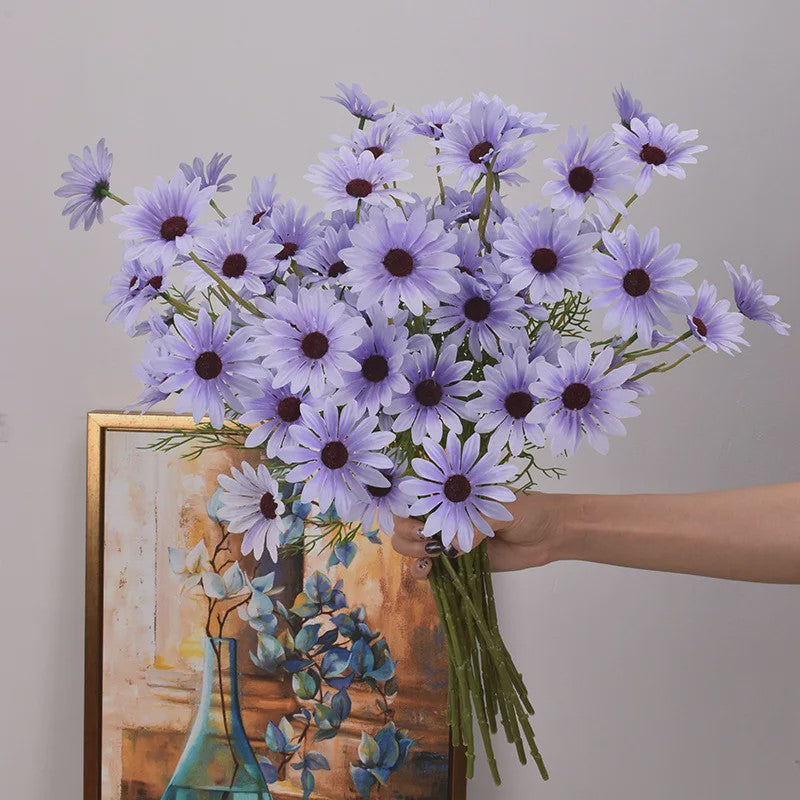 Kunstboeket Margrieten (3/5/10 stuks) - Zijde Kunstbloemen voor Decoratie