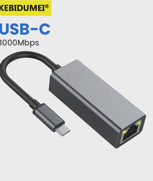 2.5Gbps USB Ethernet Adapter - Snelle Netwerkkaart voor Laptop & PC (USB-A/C)