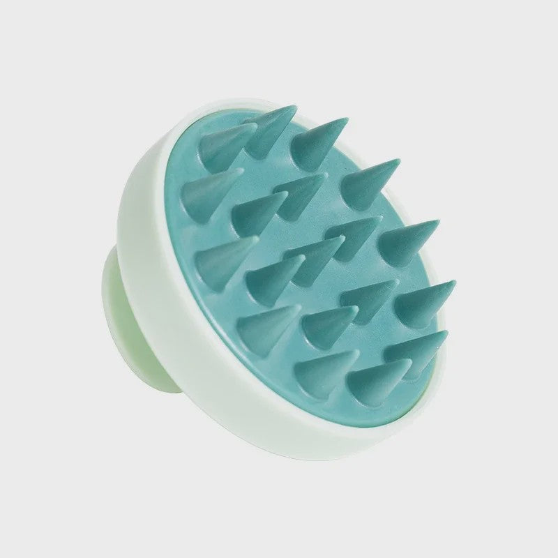 Zachte Siliconen Hoofdhuid Massager Borstel - Voor Grondige Reiniging en Ontspanning