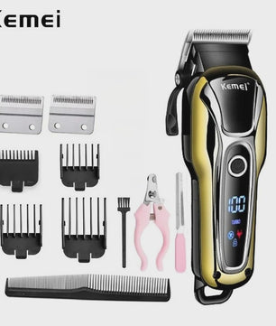 Kemei KM-1990 Professionele Oplaadbare Trimmer voor Huisdieren - Honden & Katten