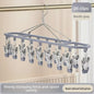 Droogrek met 20 Clips - RVS Sokkenhanger voor Ondergoed & Kleine Was