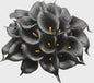 20x Kunstbloemen Calla Lelie - Real Touch Latex - Pure Wit