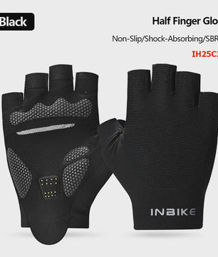 INBIKE Zomer Fietshandschoenen Heren - Ademend, Schokabsorberend & Anti-slip