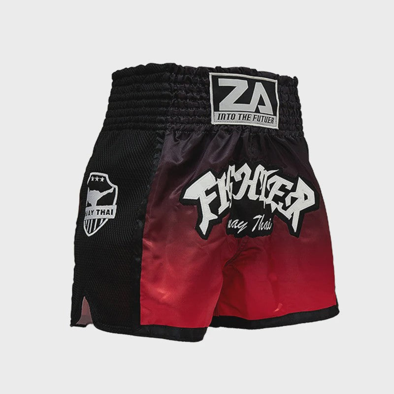 Muay Thai Bokshort Satin met Mesh Panel - Unisex & Kinderen