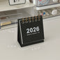 Mini Bureaukalender 2026 - Creatieve Spiraalgebonden Kalender voor Bureau Decoratie & Kantoor