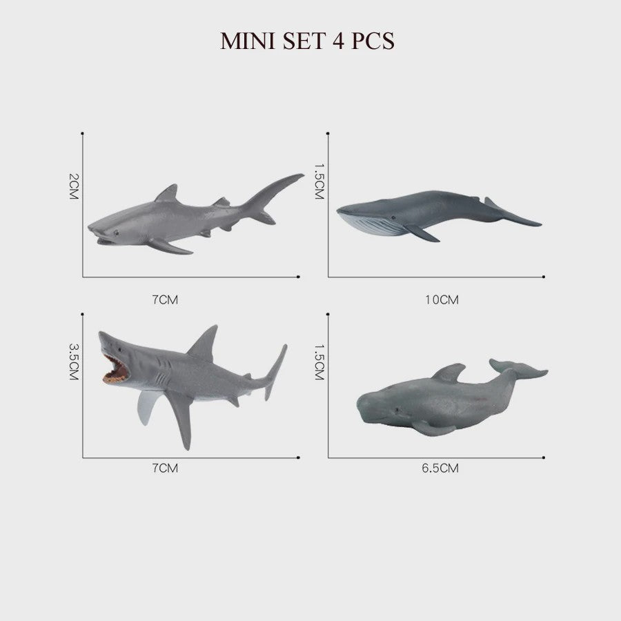Mini Dieren Figuren Set: Oceaan & Zeeleven Speelgoed voor Kinderen