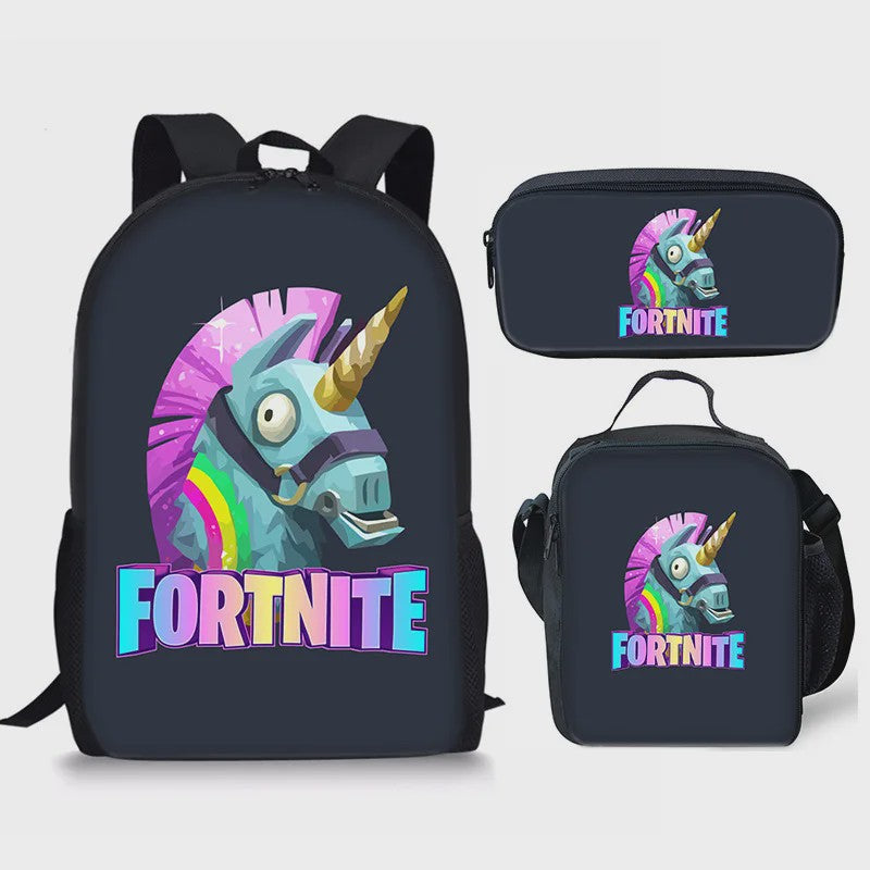 Fortnite Schooltas Set: Rugzak, Pennenhouder & Lunchtas voor Kinderen
