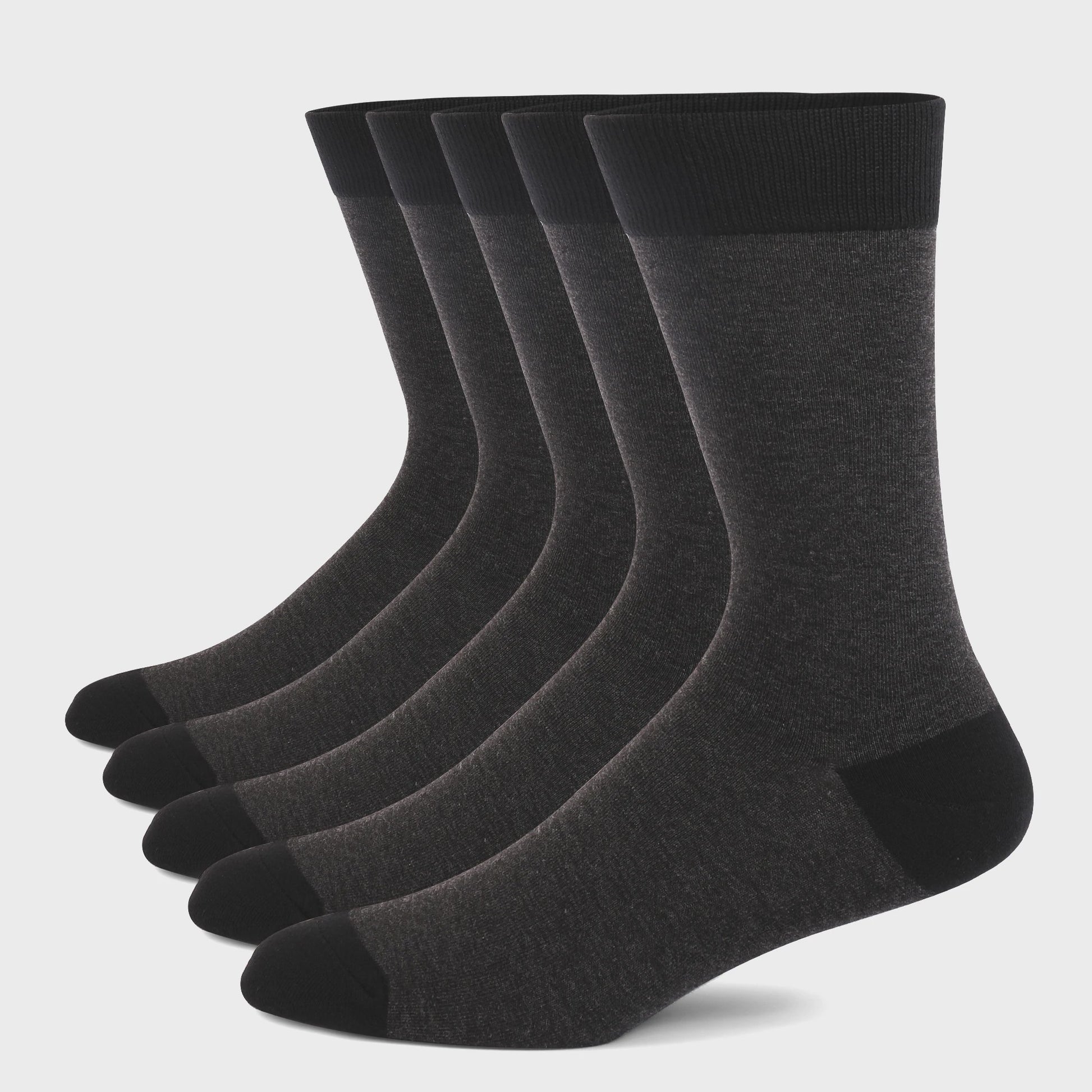 5 Paar Heren Sokken Plus Size - Comfortabel Katoen, Ademend & Stijlvol Argyle/Streep