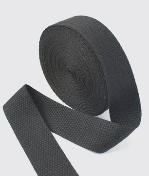 4 Meter Katoenen Band - 1.3mm Dikke Webbing voor Tassen, Riemen & DIY Projecten (20-50mm Breed)