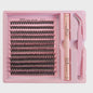 DIY Wimperextensie Set: Kluster Wimper Extensions met Bond, Seal & Tweezer (8-16mm)