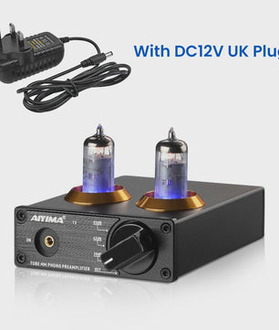 AIYIMA T3 HiFi Vacuum Tube Phono Preamplifier voor Platenspeler