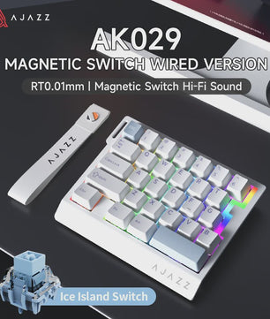 AJAZZ AK029 Mechanisch Gaming Toetsenbord - Compact, Hot-Swappable, One-Handed Esports