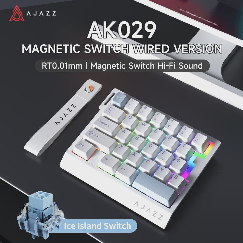 AJAZZ AK029 Mechanisch Gaming Toetsenbord - Compact, Hot-Swappable, One-Handed Esports