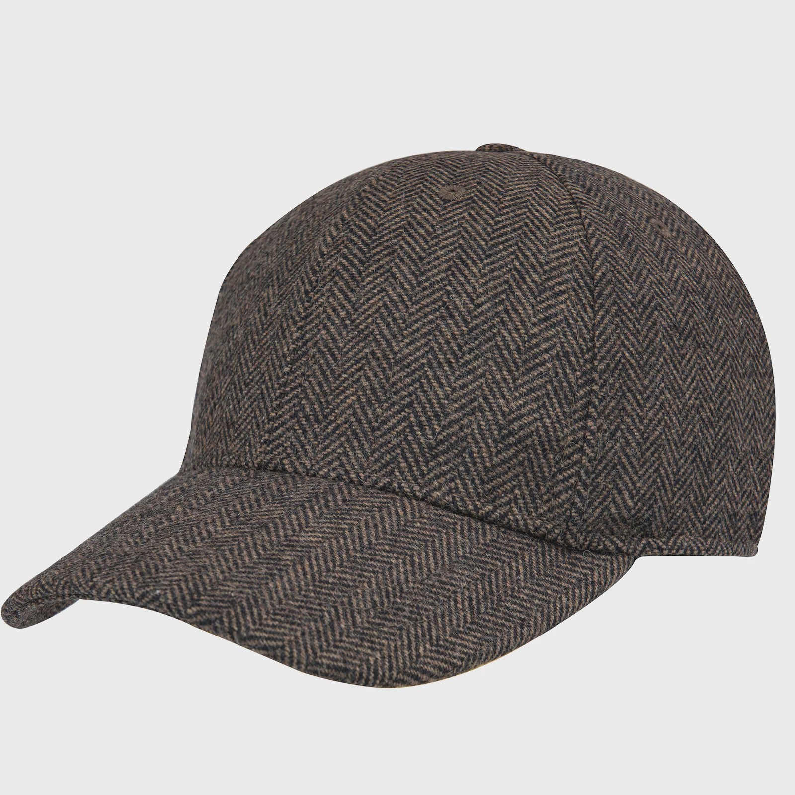 Herren Tweed Baseball Cap - Stijlvolle Wolmix Pet voor Heren