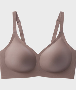 Comfortabele Draadloze BH met Diepe V-hals - Naadloze Push-Up voor Dagelijks Gebruik