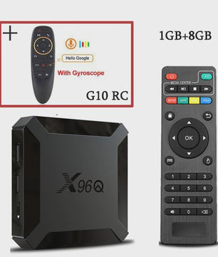 X96Q Android 10 Smart TV Box 4K Media Player - 2GB RAM, 16GB Opslag